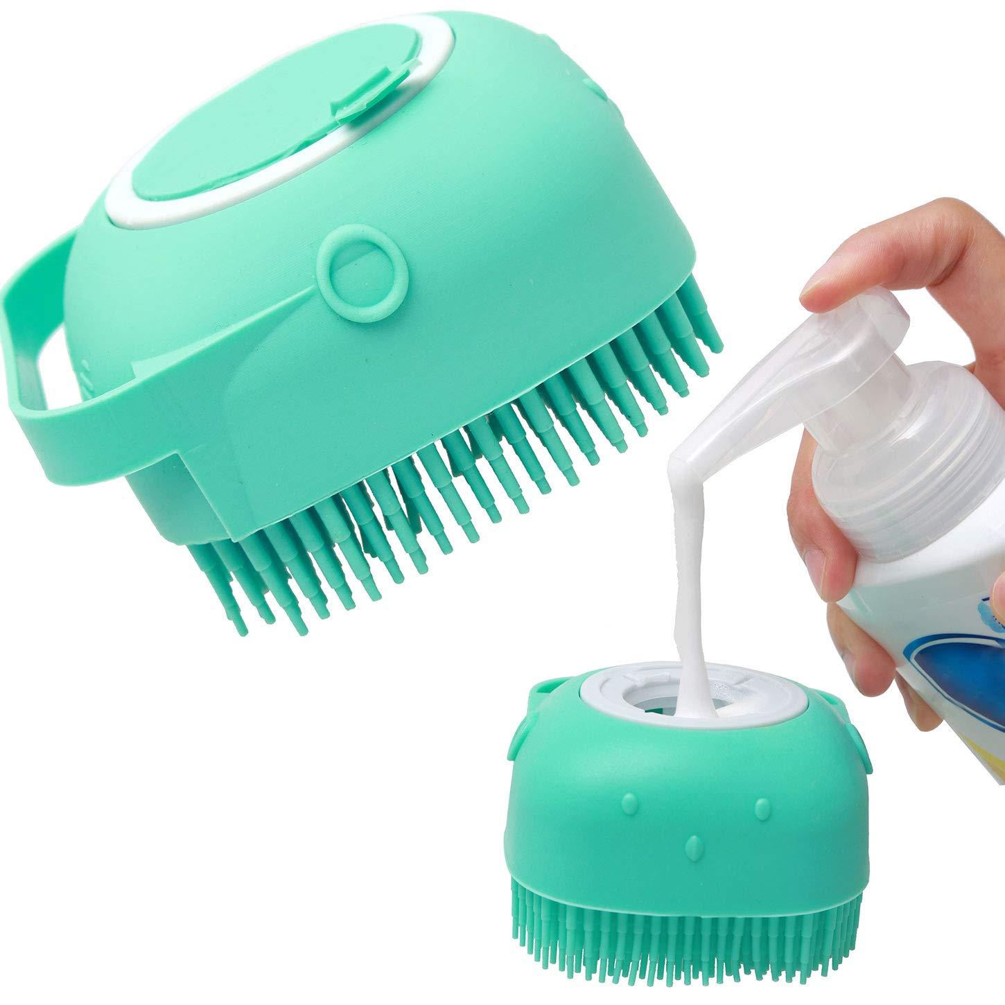 Pet Shampoo and Massager Brush