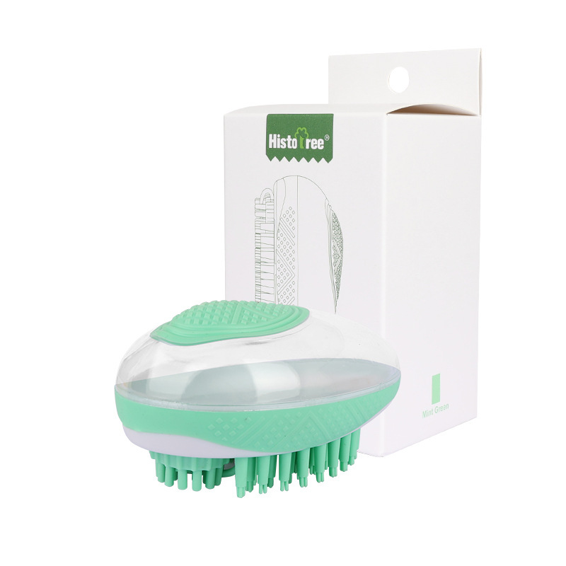 Pet Bath Brush 2-in-1 SPA Massage Comb - Soft Silicone - Image 6