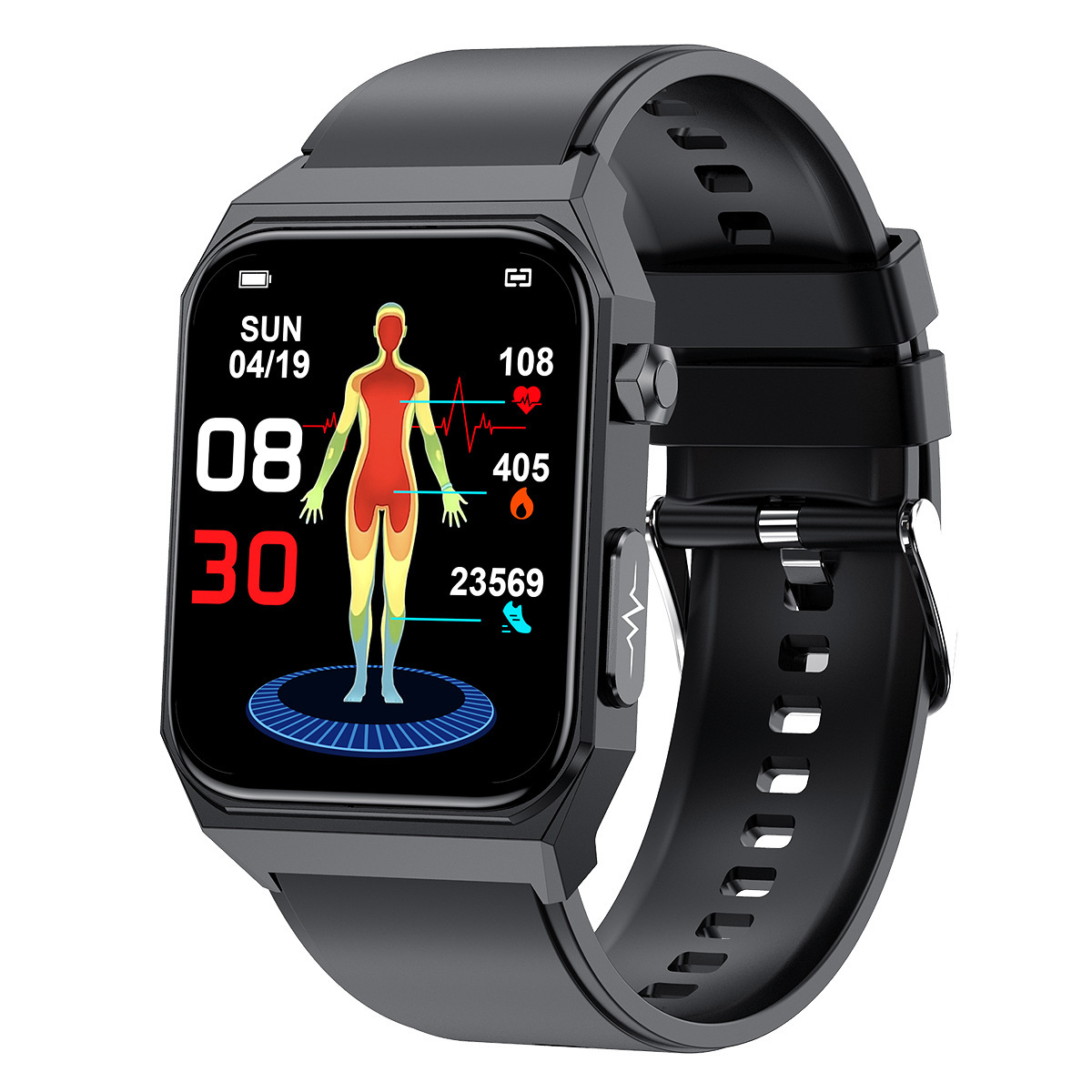 New E530 Blood Glucose Smart Watch ECG Blood Pressure Blood Oxygen Heart Rate Monitoring - Image 10