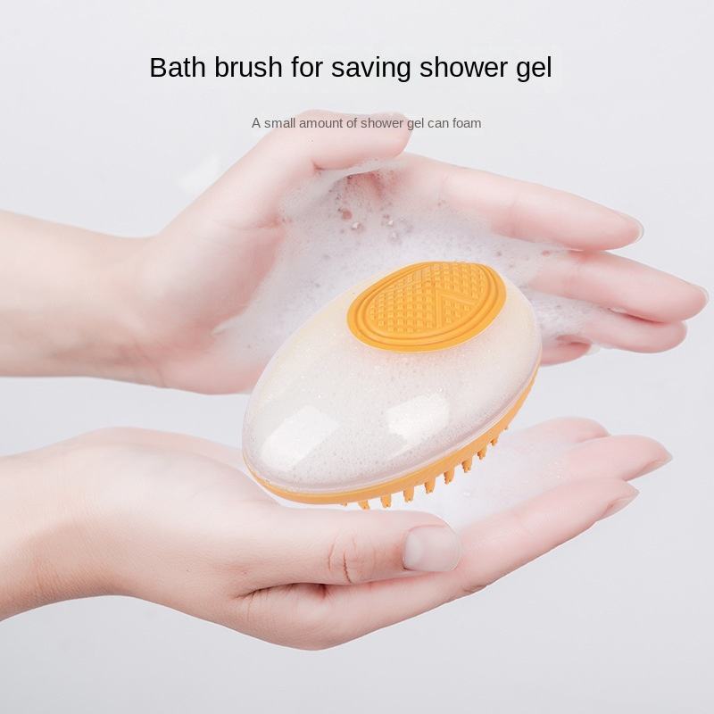 Pet Bath Brush 2-in-1 SPA Massage Comb - Soft Silicone - Image 4