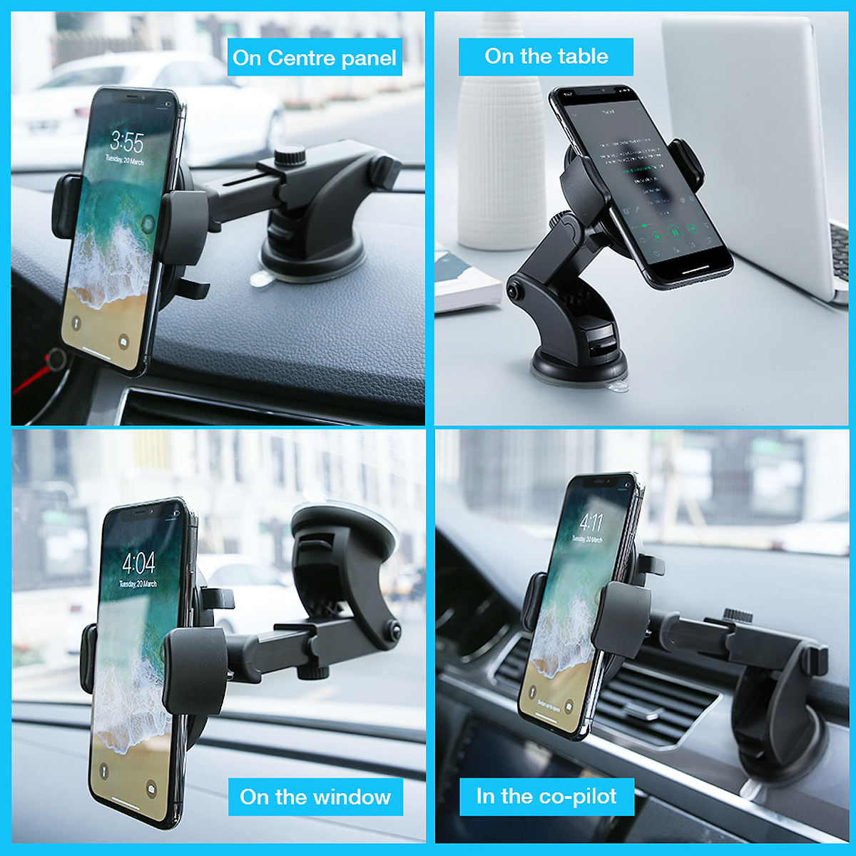 Car Phone Holder ith Suction Cup - Image 9