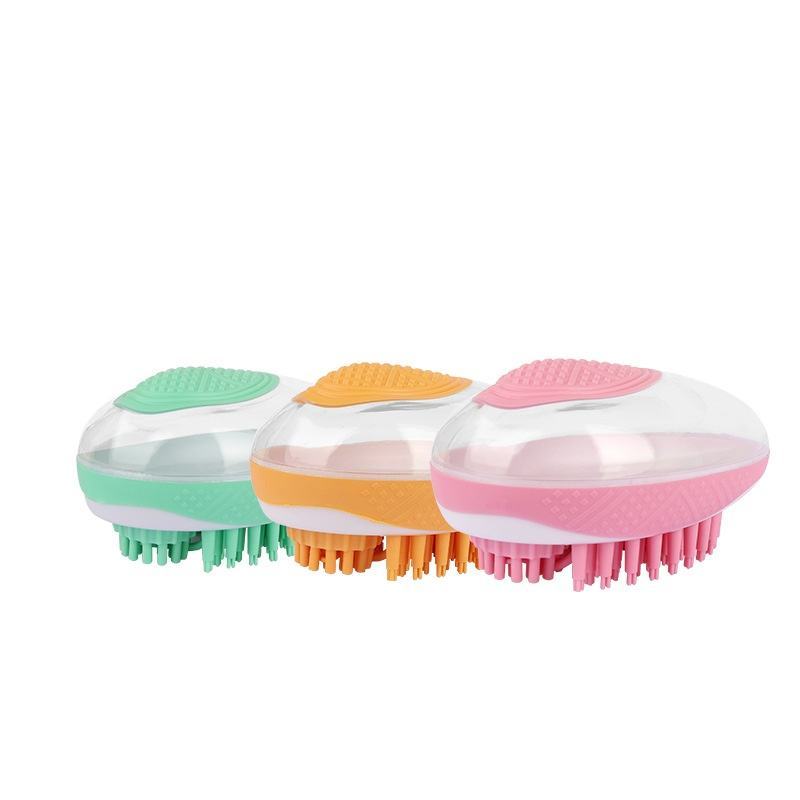 Pet Bath Brush 2-in-1 SPA Massage Comb - Soft Silicone - Image 7