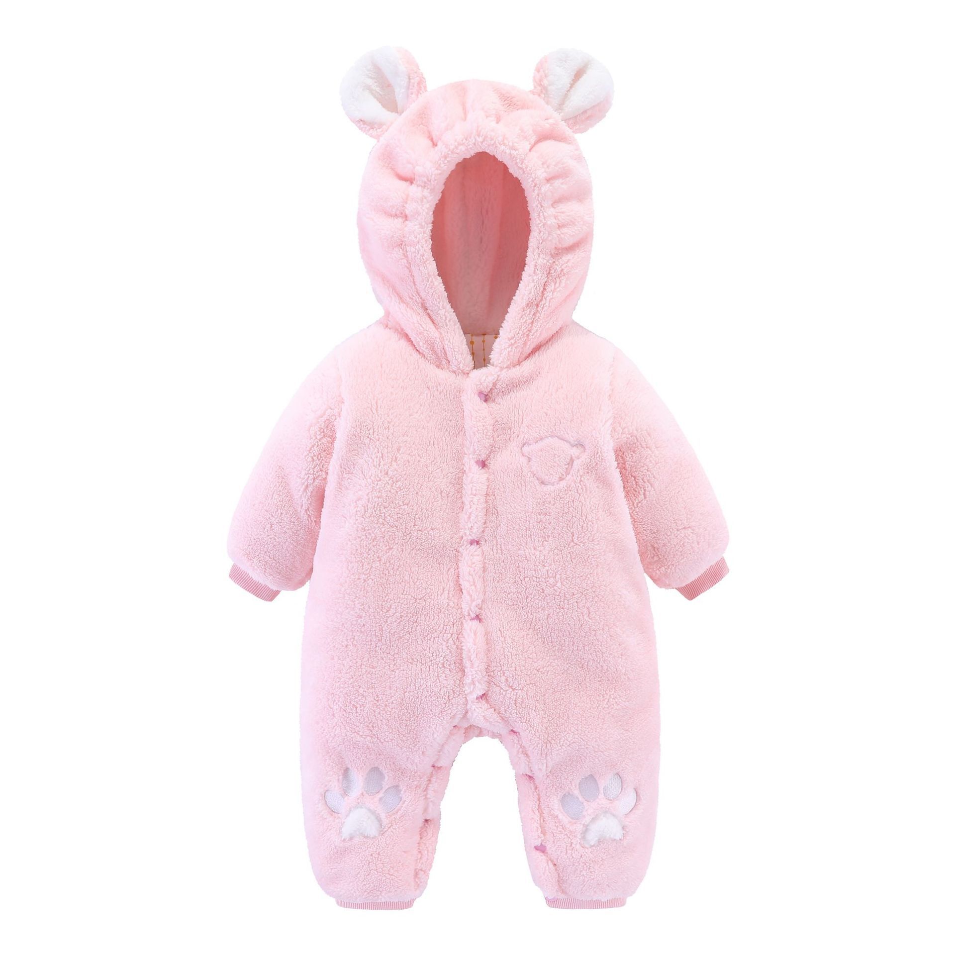 Newborn Baby Onesies Baby Clothes Romper Baby Quilted - Image 3